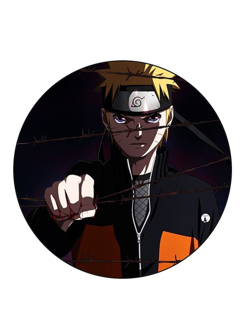 Anime Naruto Printed Mouse Pad Multicolour