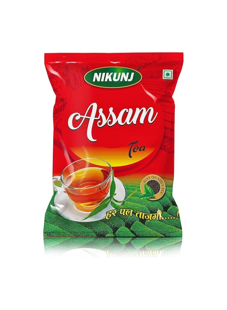 Nikunj Assam Tea, 1kg | Dust & Gold Leaves | Natural | Handpicked | Caffeine Free |  - Image 1