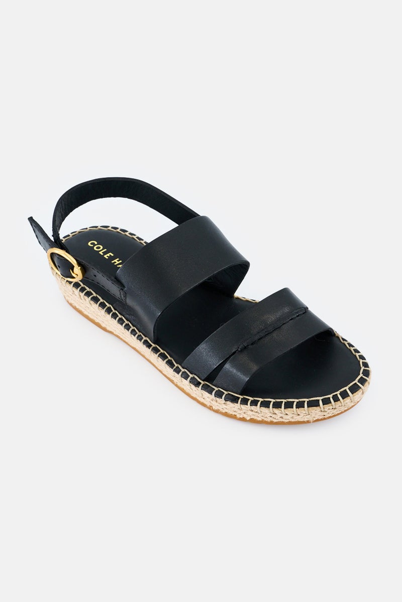 COLE HAAN Women Medium Cf Tilden Adjustable Buckle Closure Sandals, Black - Image 1