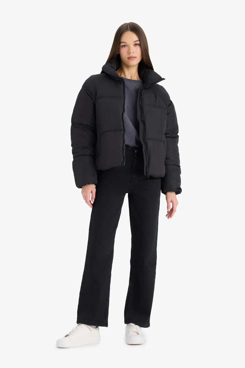 ديفاكتو Waterproof Regular Fit Puffer Jacket