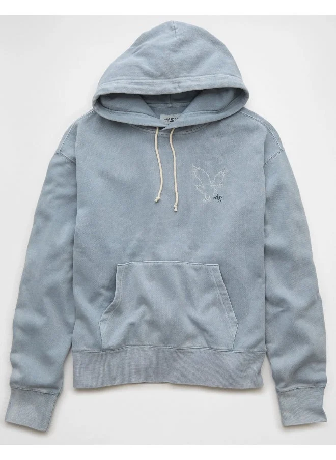 امريكان ايجل AE Logo Graphic Pullover Hoodie