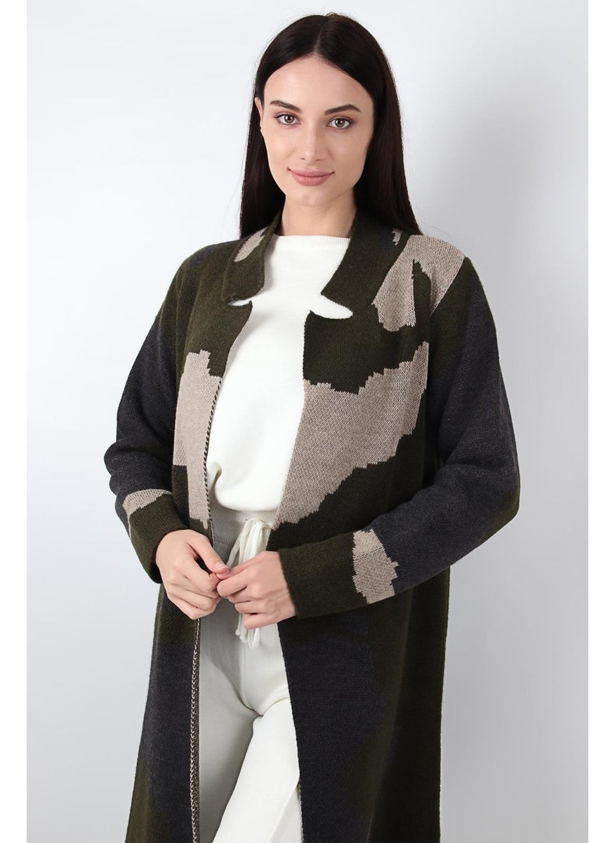 Alexander Gardi Patterned Knitted Cardigan (B20-18839)  - Image 3