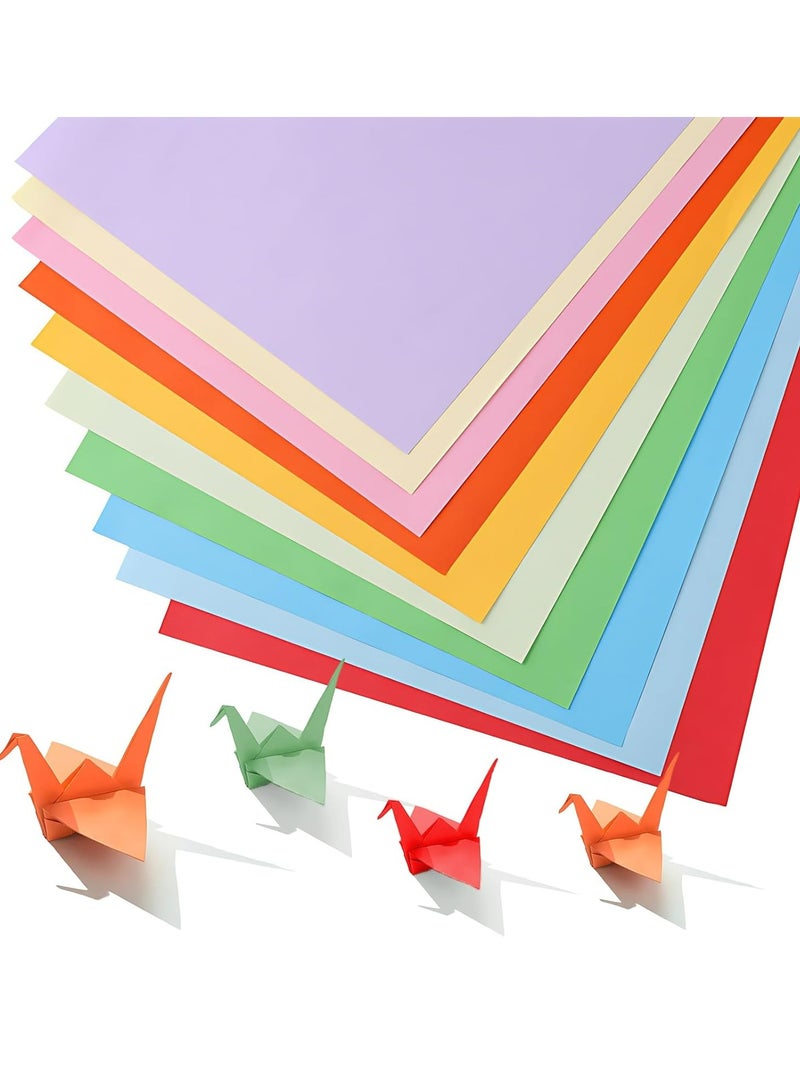 Oasisgalore 100 Sheets A4 Coloured Art Paper for Decorating Drawing Folding DIY Arts and Crafts - Image 1