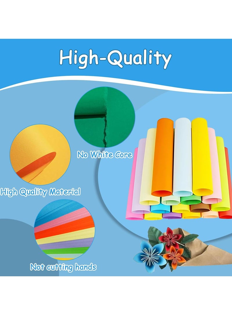 Oasisgalore 100 Sheets A4 Coloured Art Paper for Decorating Drawing Folding DIY Arts and Crafts - Image 4