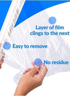 Toshionics Heavy Duty Clear Stretch Film Wrap – 3Kg Roll with 300g Core | Industrial Strength Plastic Wrap for Pallets, Cargo & Home Packing  - Image 5