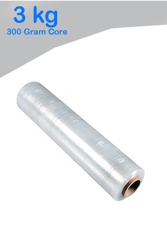 Toshionics Heavy Duty Clear Stretch Film Wrap – 3Kg Roll with 300g Core | Industrial Strength Plastic Wrap for Pallets, Cargo & Home Packing  - Image 4