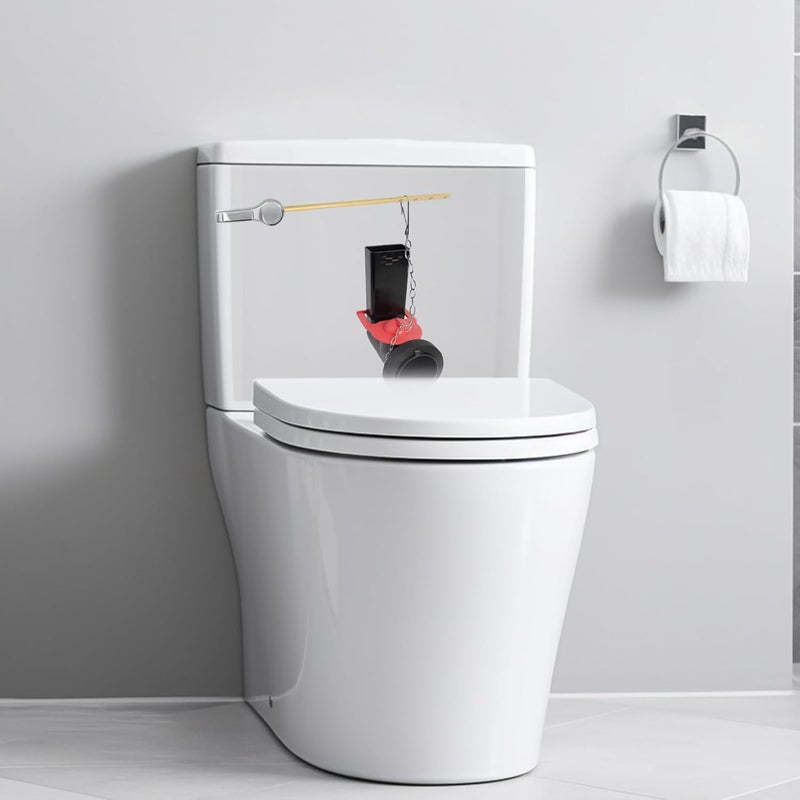 Hibbent 2 Inch Toilet Flapper Replacement Compatible with Kohler Hinge-style parts 84995 and 1000490 Toilet Flapper, High Performance with Stainless Chain, Easy to Install - Image 5