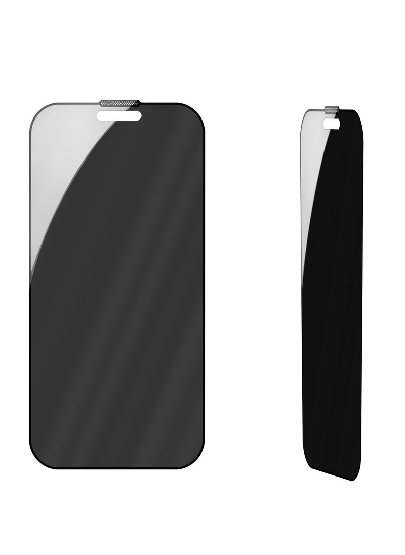 ICARLUS For iPhone 16 Pro Anti-Spy Full Screen Protector Auto-Dust Removal Tempered Glass Film  - Image 2