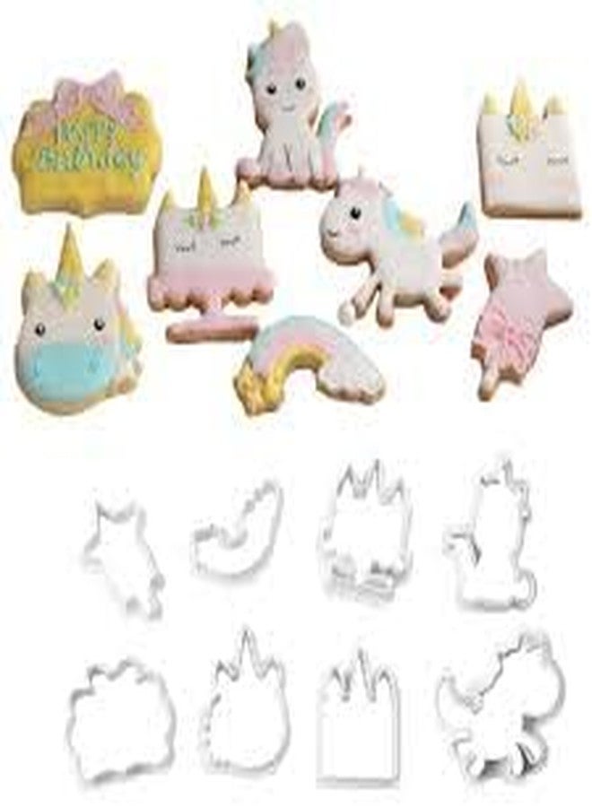 BAKERS 4U 8Pcs Unicorn Multi Cake Cutter - Image 3
