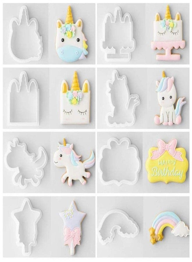 BAKERS 4U 8Pcs Unicorn Multi Cake Cutter - Image 2