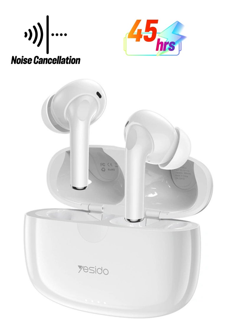 Yesido - Yesido TWS24 ANC+ENC Dual Noise Reduction Smart TWS Wireless Bluetooth Earphone - Image 1
