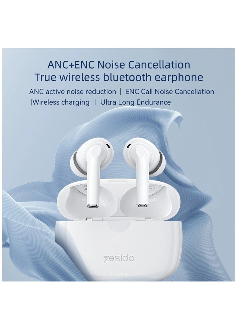 Yesido - Yesido TWS24 ANC+ENC Dual Noise Reduction Smart TWS Wireless Bluetooth Earphone - Image 1