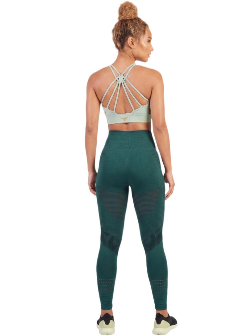 THUGFIT SpinFit High Waist Hollow Leggings - Green - Image 5