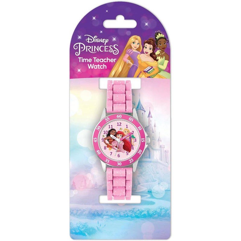 Disney Princess Time Teacher Analog Watch (Pink) - Image 1