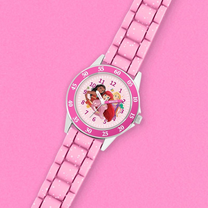 Disney Princess Time Teacher Analog Watch (Pink) - Image 4
