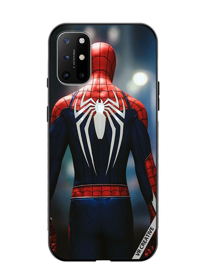 VR CREATIVE Protective Case Cover For OnePlus 8T Spiderman Back Design Multicolour - Image 1