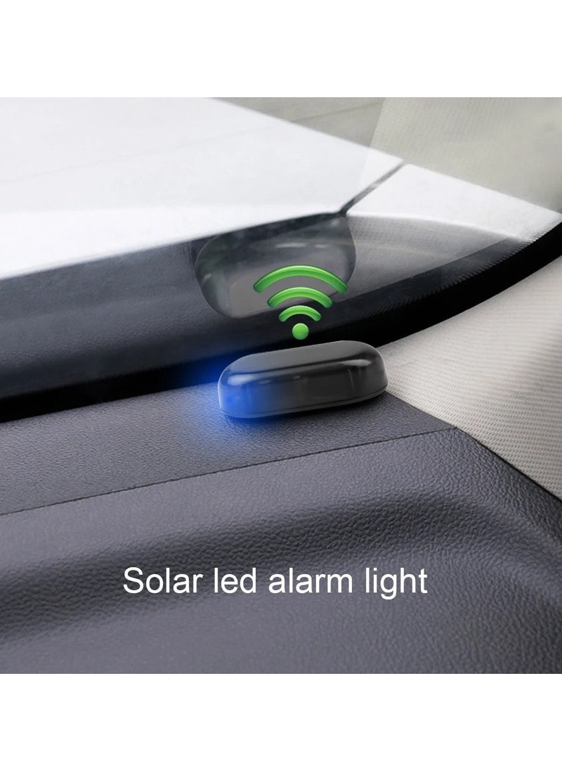 AROAQ - Solar Powered Car Security Alarm LED Light Anti-Theft Warning Flash Fake Flashing Light Blinking Lamp - Image 1