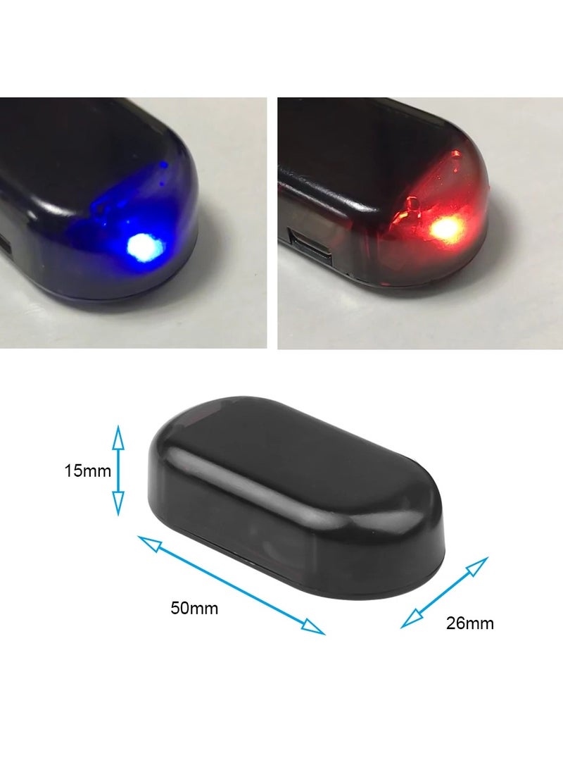 AROAQ - Solar Powered Car Security Alarm LED Light Anti-Theft Warning Flash Fake Flashing Light Blinking Lamp - Image 1