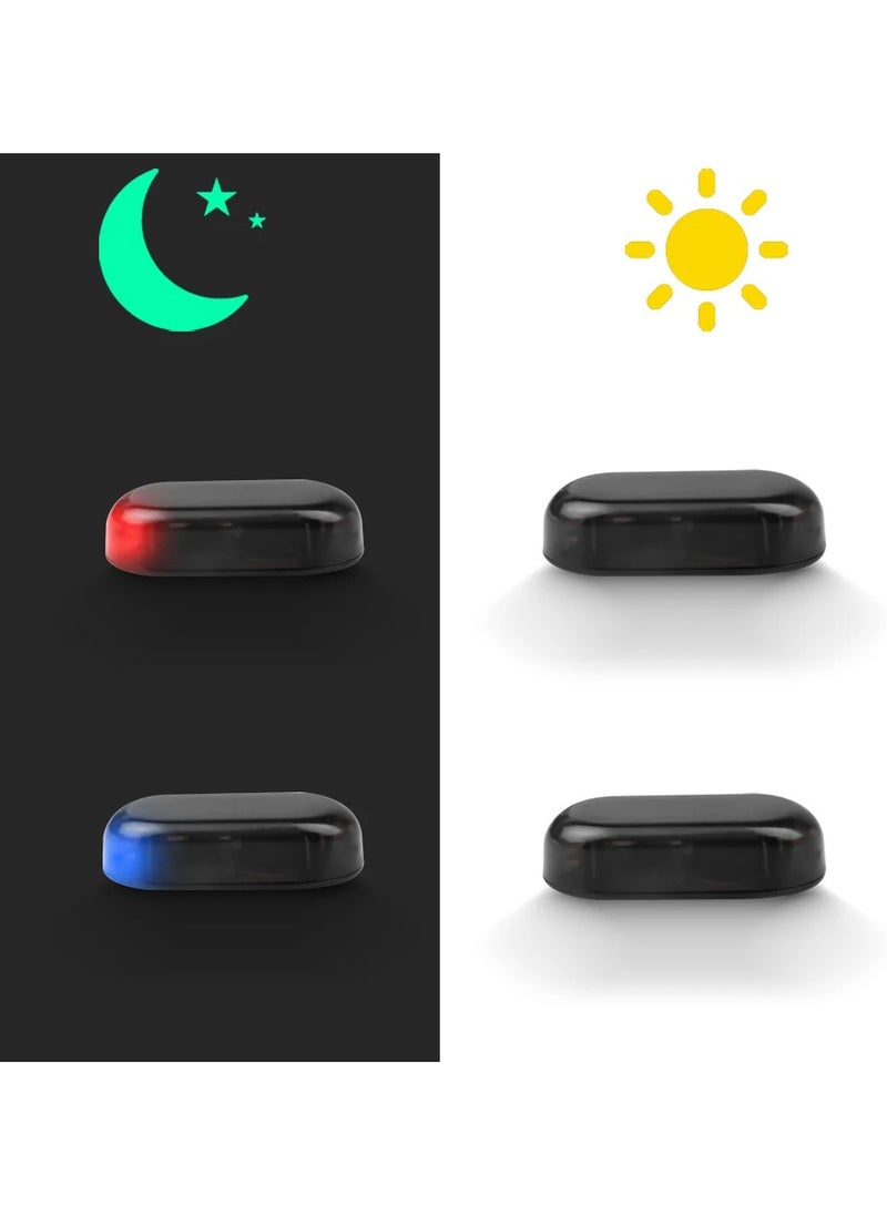 AROAQ - Solar Powered Car Security Alarm LED Light Anti-Theft Warning Flash Fake Flashing Light Blinking Lamp - Image 1