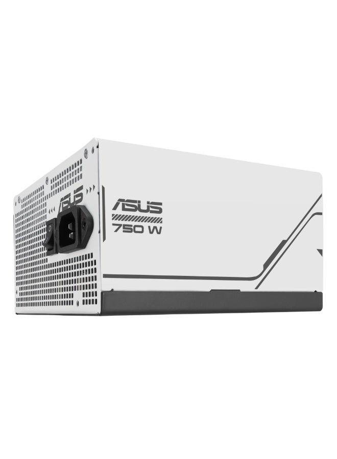 ASUS Prime 750W 80+ Gold Fully Modular ATX 3.1 Power Supply, PCIe 5.0 Ready, 16-Pin Gen 5 Cable Included, Dual Ball Bearing Fan, Compact 150mm Size, White/Black Interchangeable Housing, White | 90YE00U1-B0NA00 - Image 4
