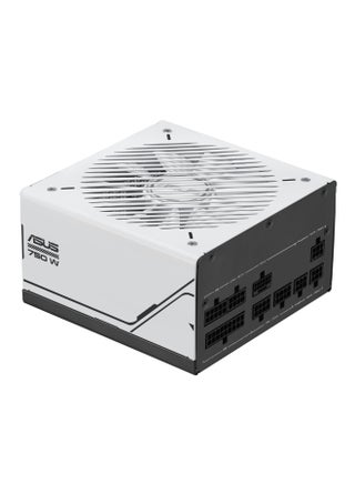 مزود طاقة Prime 750W 80+ Gold كامل التعديل ATX 3.1، جاهز PCIe 5.0، كابل 16 دبوس من الجيل 5 متضمن، مروحة مزدوجة محامل، حجم مدمج 150 مم، هيكل قابل للتبديل باللونين الأبيض والأسود، أبيض | 90YE00U1-B0NA00 - view 2