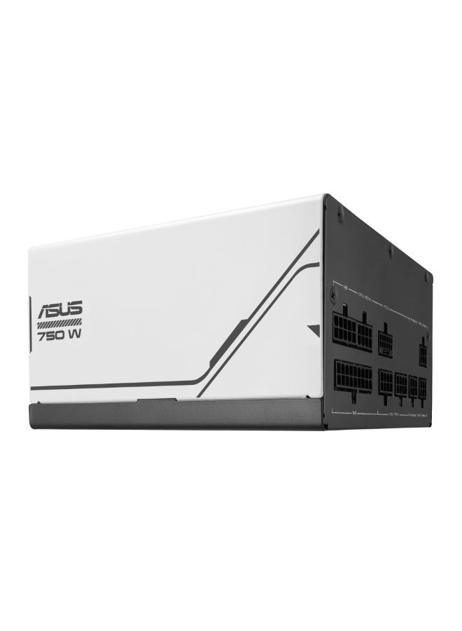 ASUS Prime 750W 80+ Gold Fully Modular ATX 3.1 Power Supply, PCIe 5.0 Ready, 16-Pin Gen 5 Cable Included, Dual Ball Bearing Fan, Compact 150mm Size, White/Black Interchangeable Housing, White | 90YE00U1-B0NA00 - Image 3
