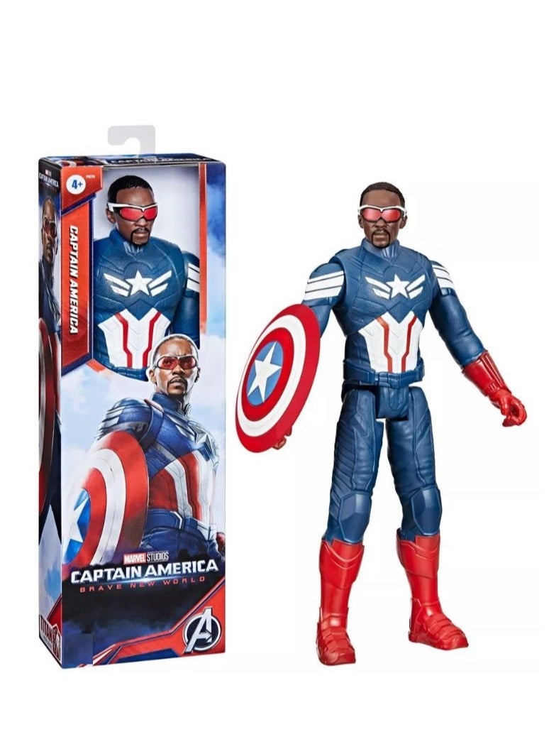 MARVEL Captain America Brave New World - Captain America Action Figure - Image 1