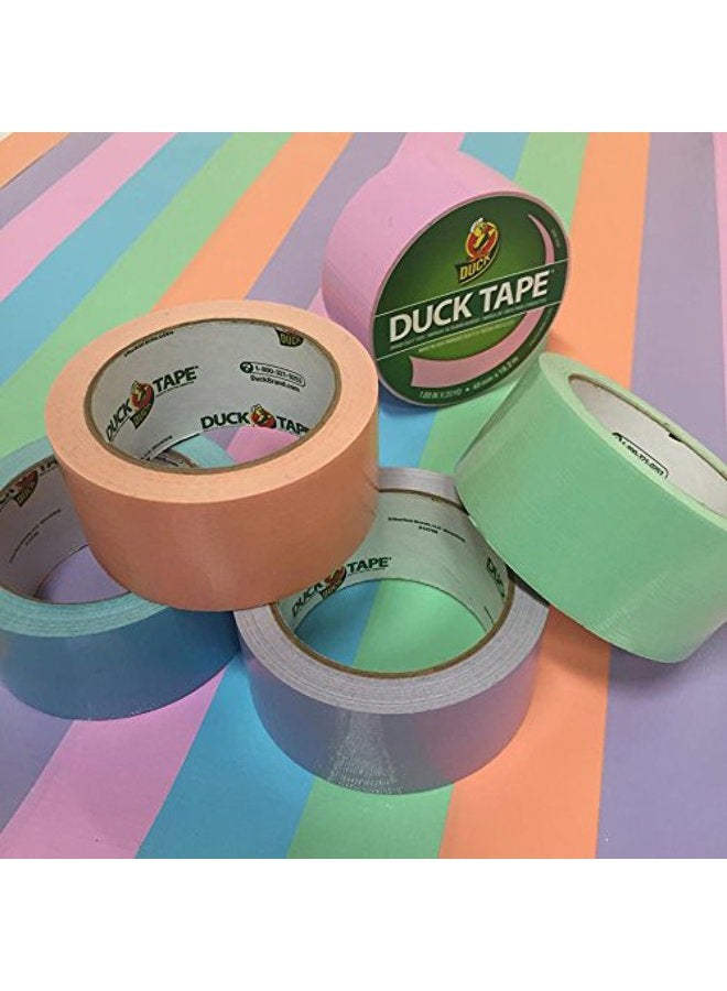 Duck شريط لاصق ملون 240976 من العلامة التجارية، وردي فاتح، 1.88 بوصة × 20 ياردة، لفة واحدة - Image 5