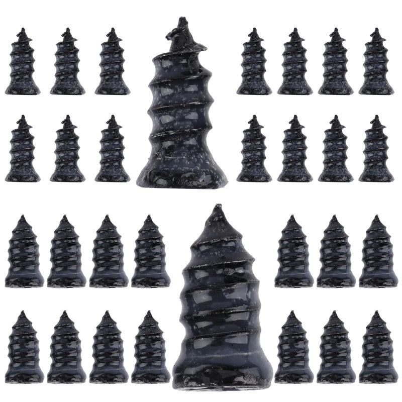 Opvixi 30 PCS Tire Repair Screws Vacuum Tire Plug Kit Spiral Rubber Nail Tire Plugs Screw Type Fast Tool Self Screw in Tire Plugs Tire Repair Kit for Car Truck Motorcycle Tire Puncture Repair - Image 3