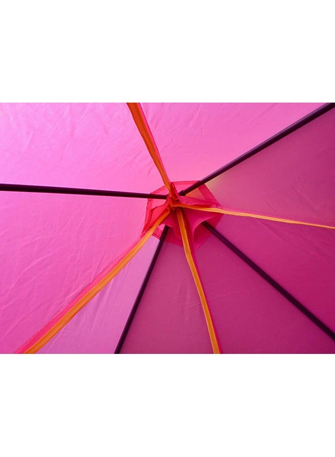 Webby DIY Princess Cubby Creations Flowers Birds Play Tent House, Pink - Image 2