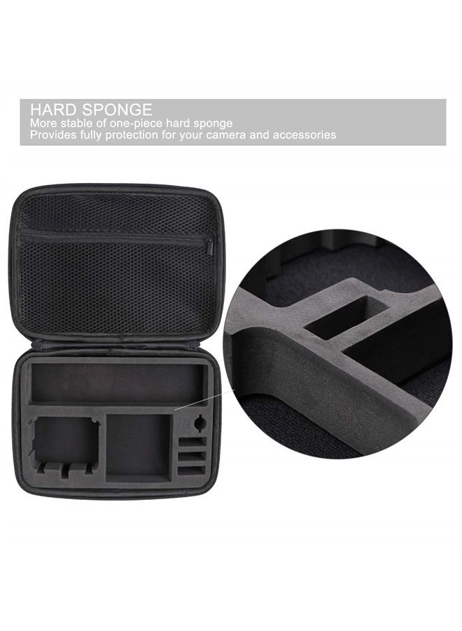 SUREWO Surface-Waterproof Carrying Case Compatible with GoPro Hero 11/10/9/8/7/(2018)/6/5 Black,DJI Osmo Action,AKASO/Campark/YI Action Camera and More (Medium) - Image 3