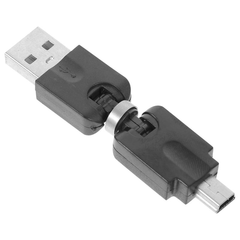 Rotating USB To Mini USB Adapter For Smartphones Tablets Computer Accessory - Image 2