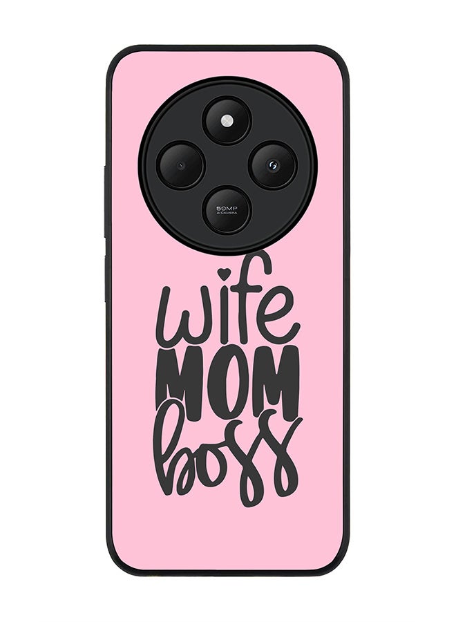 Stylizedd For Xiaomi Redmi 14C / 14R Case,Slim fit Camera Protection, Shockproof Thin Phone cover - Wife Mom Boss - Image 1