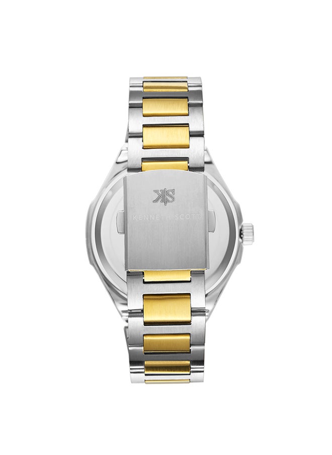 KENNETH SCOTT Men's Stainless Steel Analog Watch K23026-TBTW - 46 mm  - Image 3