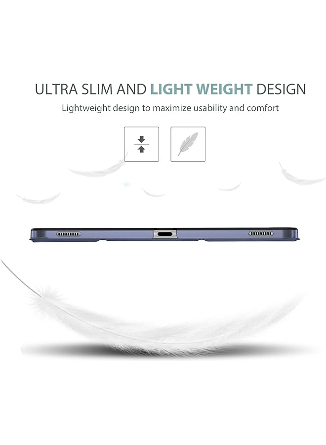 Procases Galaxy Tab S8 Tab S7 11 Inch Case Protective Slim Case Folio Hard Back Stand Smart Cover For 11 Inch Galaxy Tab S8 2022 Galaxy Tab S7 2020 Sm-X700 X706 T870 T875 T878 -Navy - Image 5