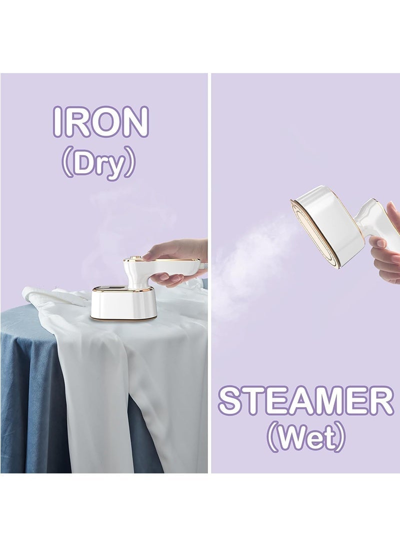 Topyich Garment Steamer -  Fast Heat-Up Iron Steamer for Clothes,High-Power Portable Iron, Small Size Travel Steamer Iron, College Dorm Home Essentials - Image 4