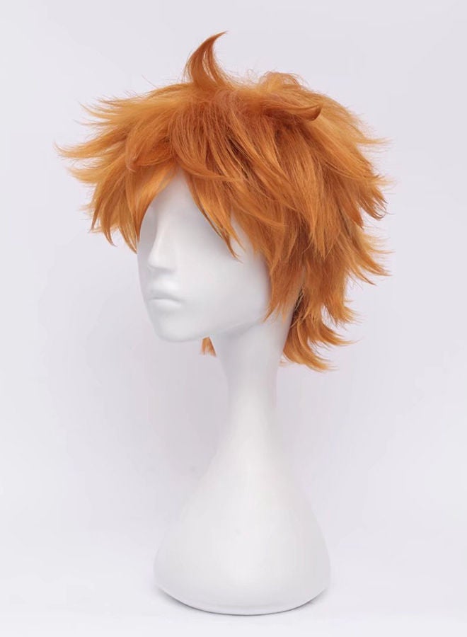 NIBEMINENT Kadiya Short Orange Anime Cosplay Wig - Image 2