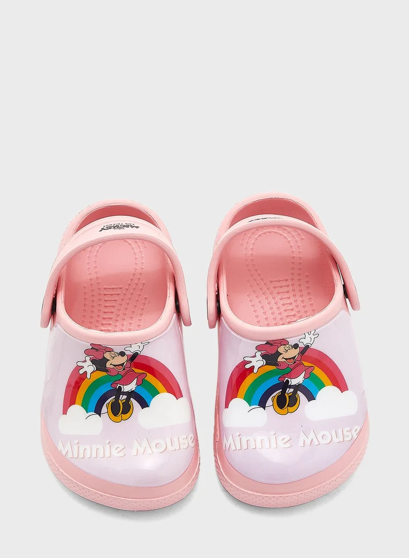 Disney Kids Minnie Mouse  Lenticular Clog Sandal
