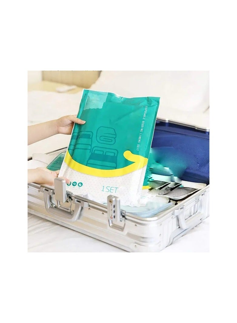 4-Pieces/Set Disposable Bed Sheets Best Combination Set for Travel - Image 5