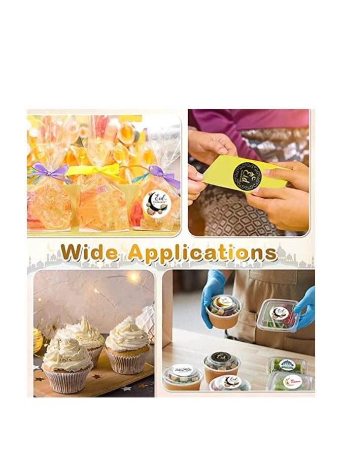 PRINTSHOP4ME - Eid Mubarak Stickers for Eid Party Decorations Mixed - Image 1
