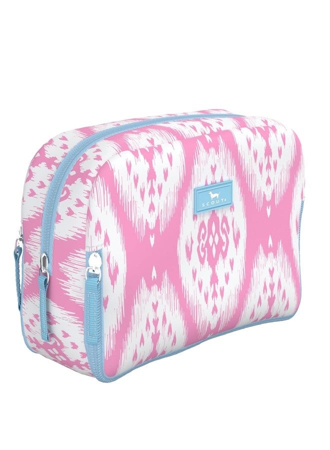 SCOUT 3-Way Bag - Travel Makeup Pouch and Toiletry Bag for Women with Three Zipper Compartments - Stands Upright, Wipes Clean - Image 1