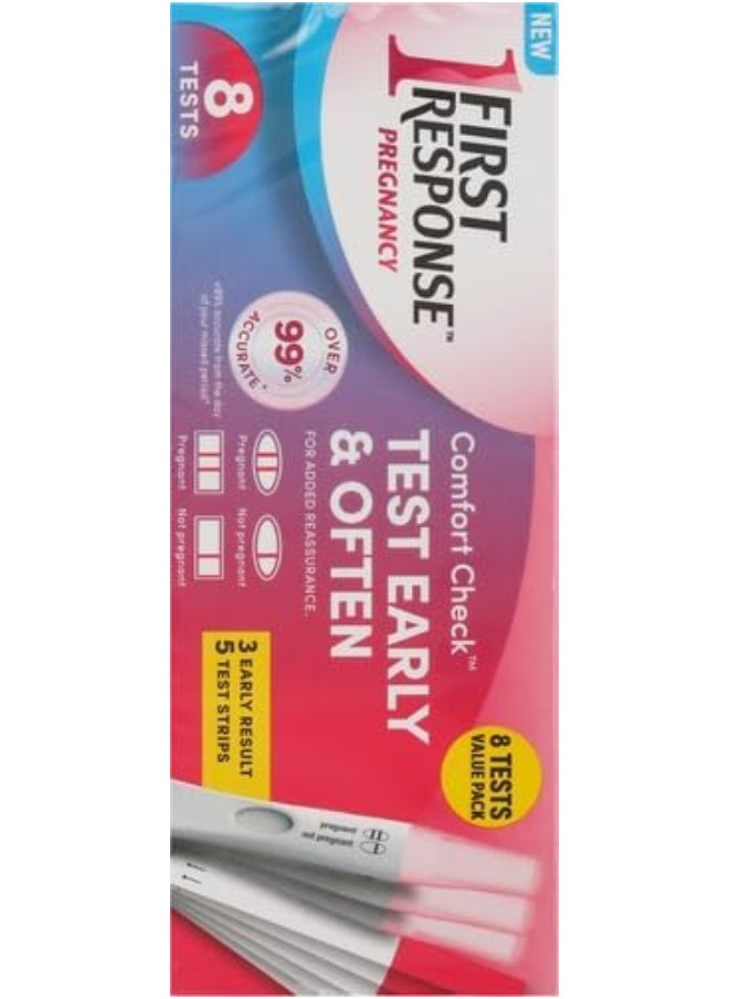 FIRST RESPONSE Comfort Check Pregnancy Test, 8 Count, Pink & White - pzsku/Z9CE9BC4975FC2F2D7C9CZ/45/_/1741000149/fff4cc19-672a-44a4-8f32-5511e3b917fa