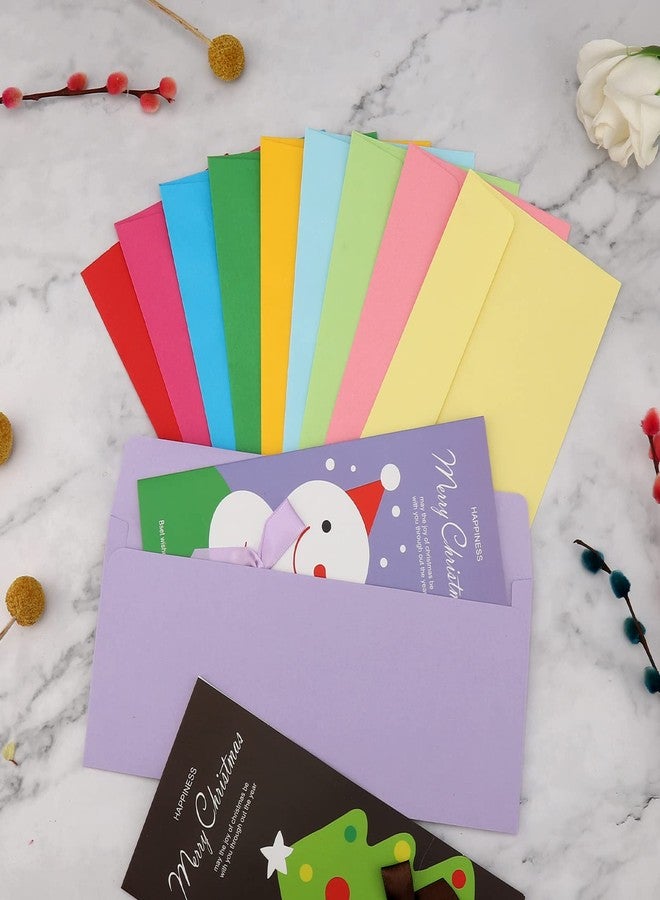Keketer 100 Pack Colorful #10 Business Envelopes 4-1/8 x 9-1/2 in Mailing Envelopes for Office, Business Letterhead, Invoices, Personal letters, Unique Invitations & Announcements (Colorful Envelopes) - Image 2