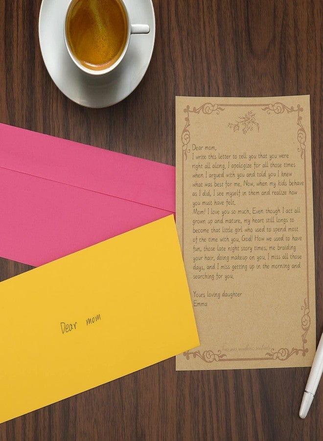 Keketer 100 Pack Colorful #10 Business Envelopes 4-1/8 x 9-1/2 in Mailing Envelopes for Office, Business Letterhead, Invoices, Personal letters, Unique Invitations & Announcements (Colorful Envelopes) - Image 4