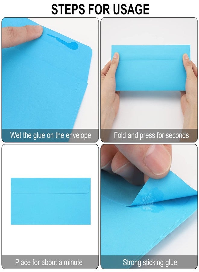 Keketer 100 Pack Colorful #10 Business Envelopes 4-1/8 x 9-1/2 in Mailing Envelopes for Office, Business Letterhead, Invoices, Personal letters, Unique Invitations & Announcements (Colorful Envelopes) - Image 3