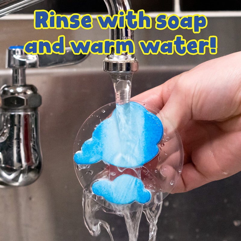 READY 2 LEARN Giant Stampers - Weather Patterns - Set of 6 - Easy to Hold Foam Stamps for Kids - Arts and Crafts Stamps for Displays, Posters, Signs and DIY Projects - Image 5