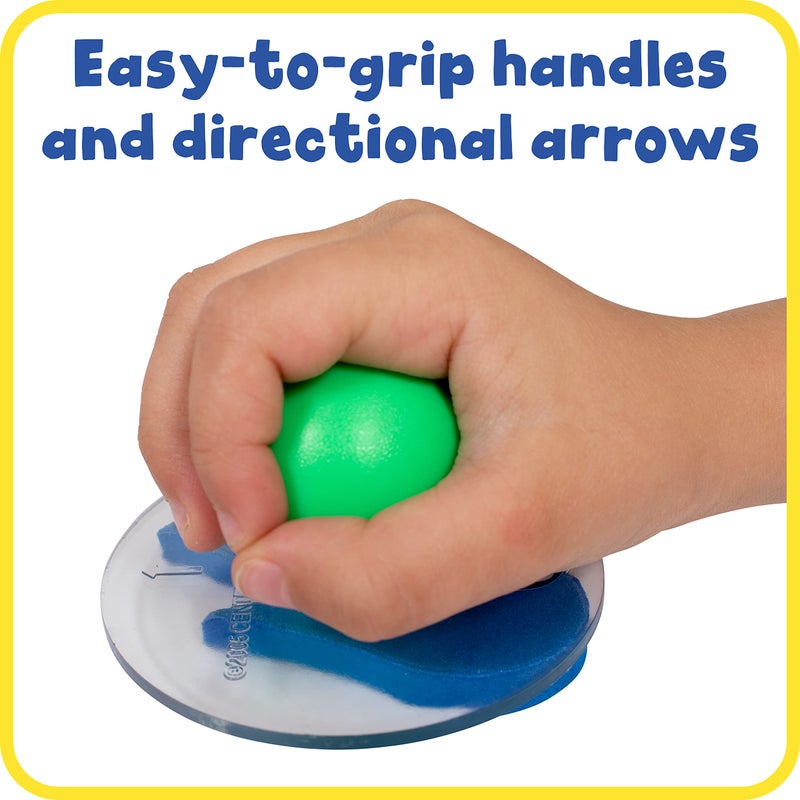 READY 2 LEARN Giant Stampers - Weather Patterns - Set of 6 - Easy to Hold Foam Stamps for Kids - Arts and Crafts Stamps for Displays, Posters, Signs and DIY Projects - Image 3