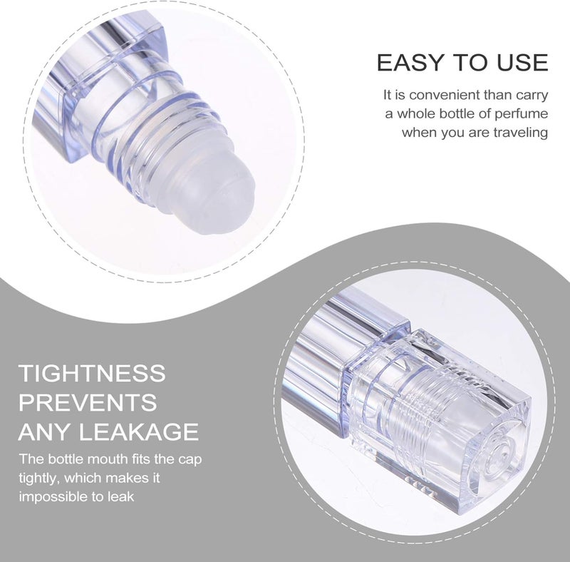 Beaupretty 10pcs Lip Gloss Tubes Empty Lip Gloss Containers Plastic Clear Mini Refillable Lip Balm Eyeliner Mascara Bottles Reusable Lipstick Wand Transparent - Image 2