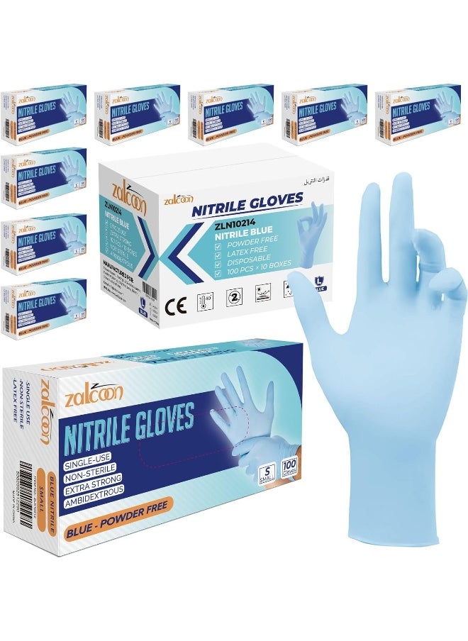 Zalcoon Nitrile Exam Gloves Disposable Latex Free Powder Free  - Image 1