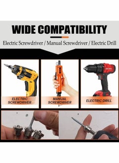 Excefore Magnetic Positioning Screwdriver Bits Set, PH2 Magnetic Phillips Screwdriver Set Bits, Hex Shank Positioning Bit Batch Head for Manual Electric Screwdriver Impact Drill Tool Kit Accessory(25mm+50mm)  - Image 3
